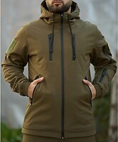 Фото Intruder Reef SoftShell на микрофлисе койот