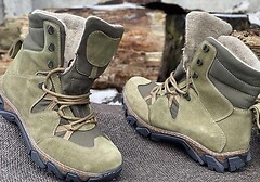 Фото Ukono ботинки тактические с конопляной тканью демисезонные зеленые