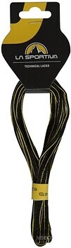 Фото La Sportiva Mountain Running Laces 130 см Black/Yellow (1052-9MRBY)