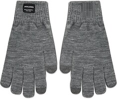 Фото Jack & Jones Jachenry Knit Gloves Dark Grey (12158446-Dark Grey)