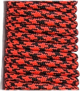 Фото TrekLine Paracord Type III 550 Red Black Camo 031 10м (TREK-550.031)