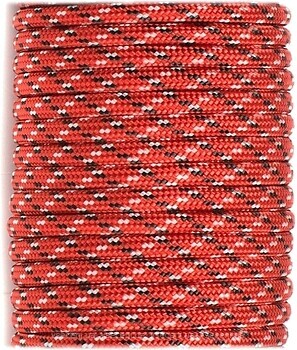 Фото TrekLine Paracord Type III 550 Red With Black X 177 10м (TREK-550.177)