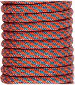 Фото TrekLine Paracord Type III 550 Sofit Orange/Ice Mint Twist 141 10м (TREK-550.141)