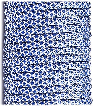 Фото TrekLine Paracord Type III 550 White Blue Snake 338 10м (TREK-550.338)