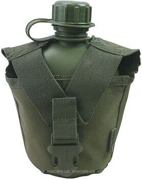 Фото Kombat UK Tactical Water Bottle Olive Green 0.95