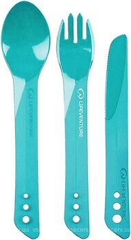 Фото Lifeventure Ellipse Camping Cutlery Teal (75015)