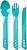 Фото Lifeventure Ellipse Camping Cutlery Teal (75015)