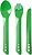 Фото Lifeventure Ellipse Camping Cutlery Green (75012)