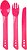 Фото Lifeventure Ellipse Camping Cutlery Pink (75016)