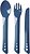 Фото Lifeventure Ellipse Camping Cutlery Navy (75017)