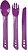 Фото Lifeventure Ellipse Camping Cutlery Purple (75040)