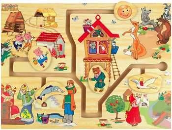 Фото Мир деревянных игрушек Лабиринт Мир сказки 2 (Р60)