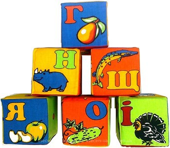 Фото Розумна іграшка Кубики Украинская азбука (125/3)