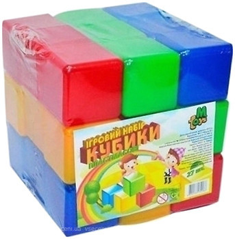 Фото Mtoys Кубики цветные (09064)