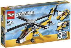 Фото LEGO Creator Желтый скоростной вертолет-автомобиль (31023)