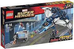 Фото LEGO Super Heroes Городская погоня на Квинджете Мстителей (76032)