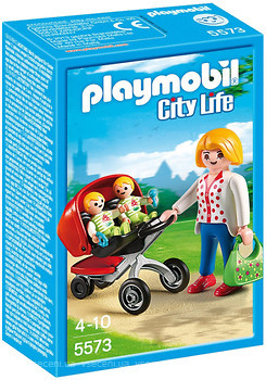 Фото Playmobil Мама с близнецами в коляске (5573)