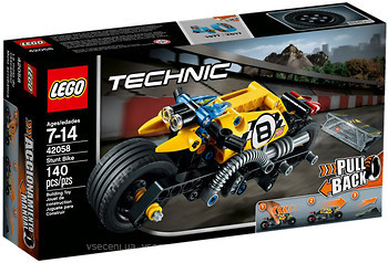 Фото LEGO Technic Мотоцикл для трюков (42058)