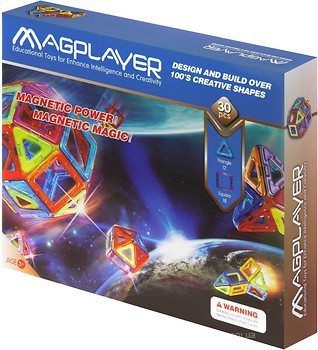 Фото Magplayer Магнитный конструктор 30 элементов (MPB-30)