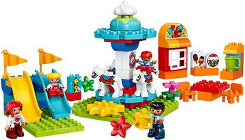 Фото LEGO Duplo Семейный парк аттракционов (10841)