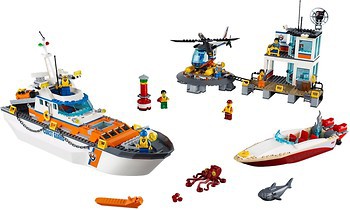 Фото LEGO City Штаб береговой охраны (60167)