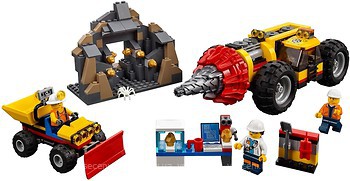 Фото LEGO City Тяжелый бур для горных работ (60186)