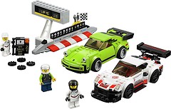 Фото LEGO Speed Champions Porsche 911 RSR и 911 Turbo 3.0 (75888)