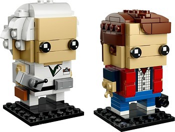 Фото LEGO BrickHeadz Марти Макфлай и Доктор Браун (41611)