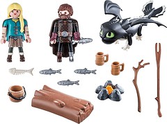 Фото Playmobil Иккинг и Астрид с драконом (70040)