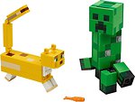Фото LEGO Minecraft Крипер и Оцелот (21156)