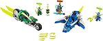 Фото LEGO Ninjago Скоростные машины Джея и Ллойда (71709)