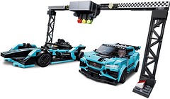 Фото LEGO Speed Champions Formula E Panasonic Jaguar Racing GEN2 car & Jaguar I-PACE eTROPHY (76898)