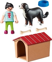 Фото Playmobil Country Девушка и собака с будкой (70136)