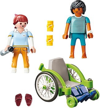 Фото Playmobil City Life Пациент в инвалидной коляске (70193)