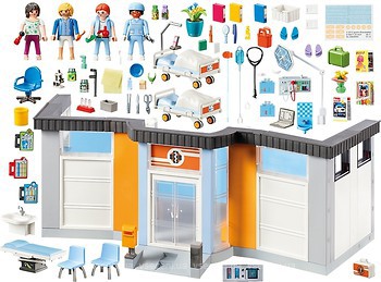 Фото Playmobil City Life Меблированное крыло больницы (70191)