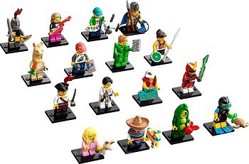 Фото LEGO Minifigures Минифигурки 20 серия полная коллекция (71027-17)