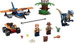 Фото LEGO Jurassic World Велоцираптор спасение на биплане (75942)