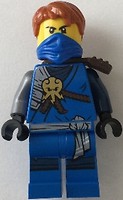 Фото LEGO Ninjago Jay Honor Robe - Day of the Departed Hair and Blue Mask (njo224)