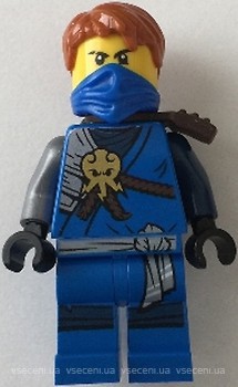 Фото LEGO Ninjago Jay Honor Robe - Day of the Departed Hair and Blue Mask (njo224)