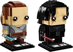 Фото LEGO BrickHeadz Рей и Кайло Рен (41489)