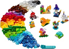 Фото LEGO Classic Креативные прозрачные кирпичи (11013)