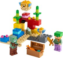 Фото LEGO Minecraft Коралловый риф (21164)