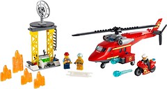 Фото LEGO City Спасательный пожарный вертолет (60281)