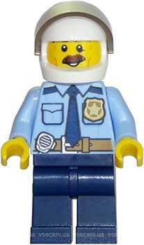 Фото LEGO City Police - City Shirt with Dark Blue Tie and Gold Badge (cty0703)