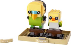 Фото LEGO BrickHeadz Волнистый попугайчик (40443)