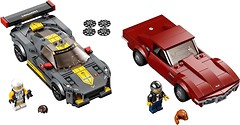 Фото LEGO Speed Champions Chevrolet Corvette C8.R Race Car and 1968 Chevrolet Corvette (76903)