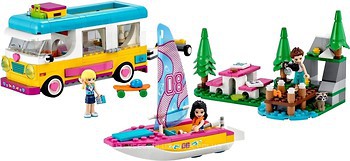 Фото LEGO Friends Лесной дом на колесах и парусная лодка (41681)