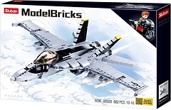 Фото Sluban Model Bricks Военный самолет (M38-B0928)