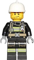 Фото LEGO City Firefighter - Male, Reflective Stripes with Utility Belt (cty0696)
