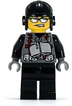 Фото LEGO City Viper - Binoculars Torso (din005)